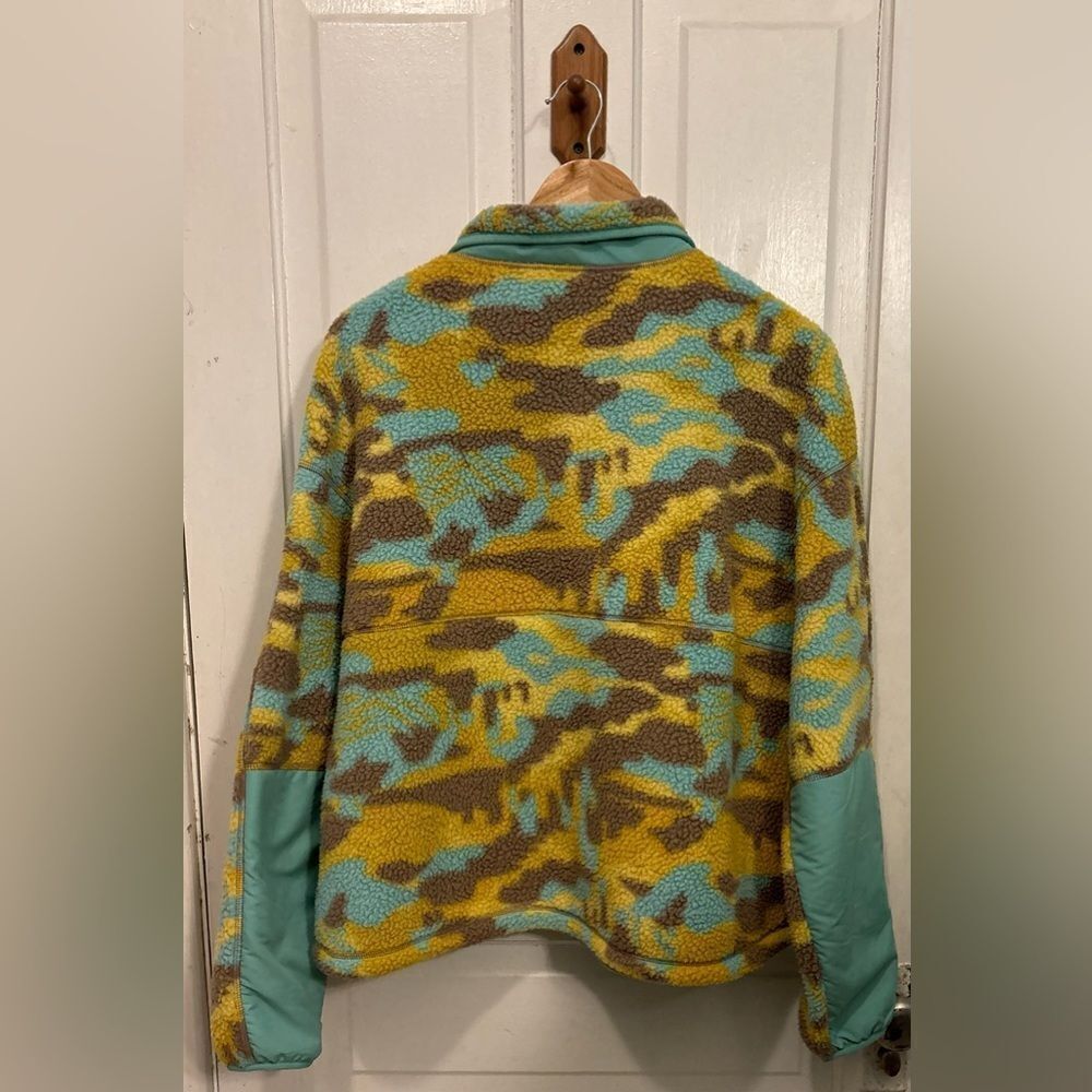 The North Face Women’s Cragmont Snap Fleece Pullover Wasabi Camo Size Large - Picture 4 of 8